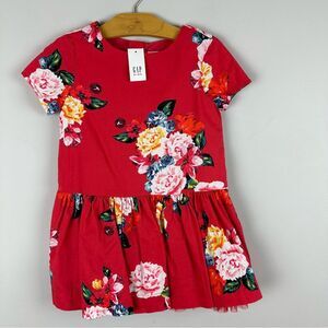 NWT Gap cotton floral dress size XS-4